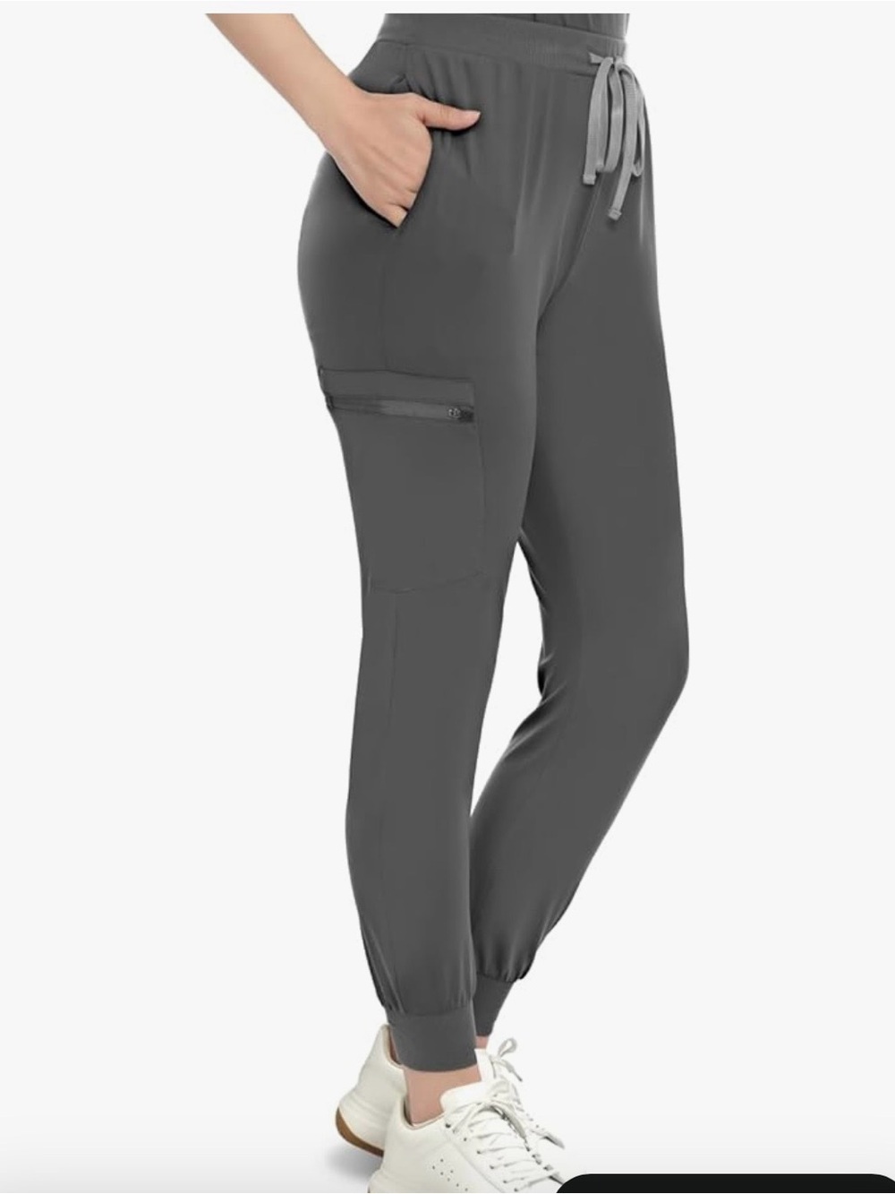 Women's Medical Scrub Pants, Soft Stretch Yoga Jogger Elastic Drawstring